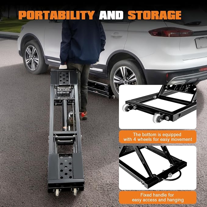 Albott 5000 LBS Portable Car Lift, Adjustable Quick Jack - Image 6