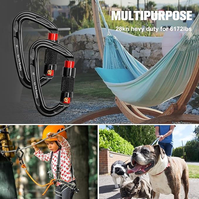 Auto Locking Carabiner Clips - Image 5
