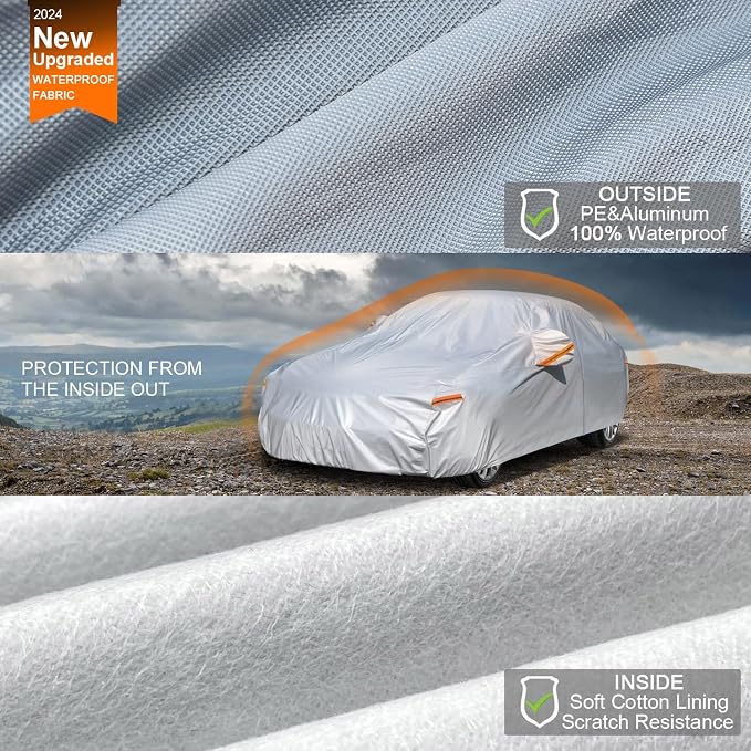 Kayme 6 Layers Car Cover Custom Fit - Image 2