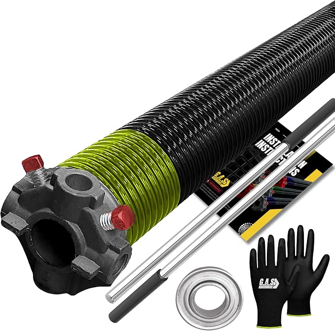 Garage Door Torsion Spring 207x1.75x23 Includes 1” Steel Bearing, and Winding by GASHardware