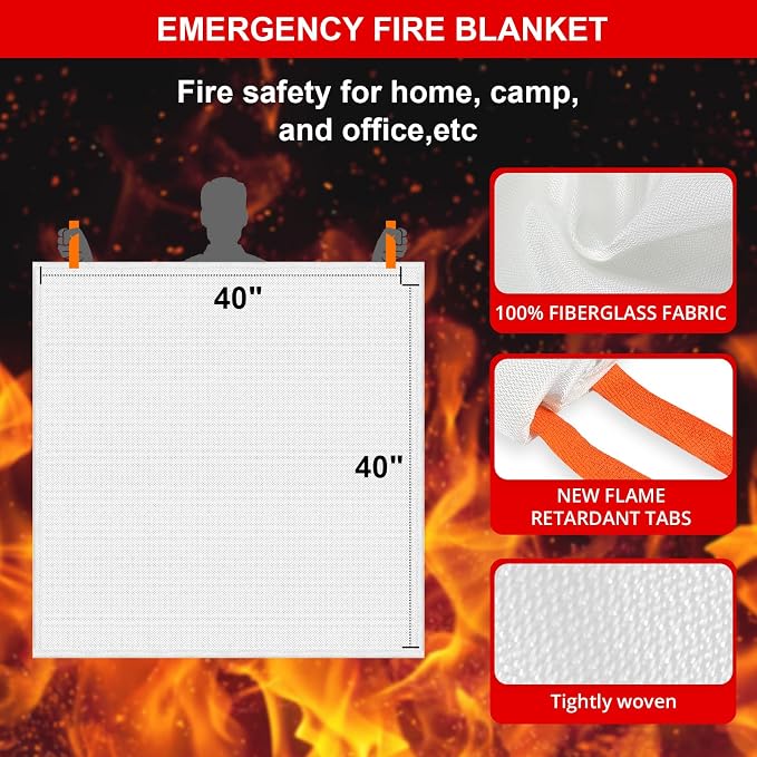 SecuCaptain Emergency Fire Blanket - Image 6