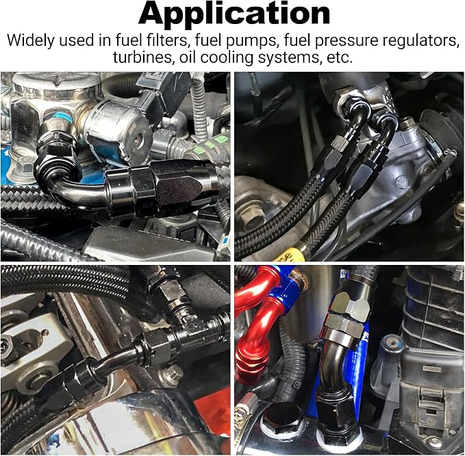EVIL ENERGY 10AN 60 Degree One Piece Full Flow Hose End Fitting Swivel - Image 5