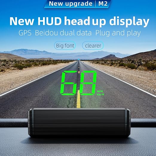 Head Up Display M2, HUD Projection Display Speed, Compact Body, Large Font - Image 2