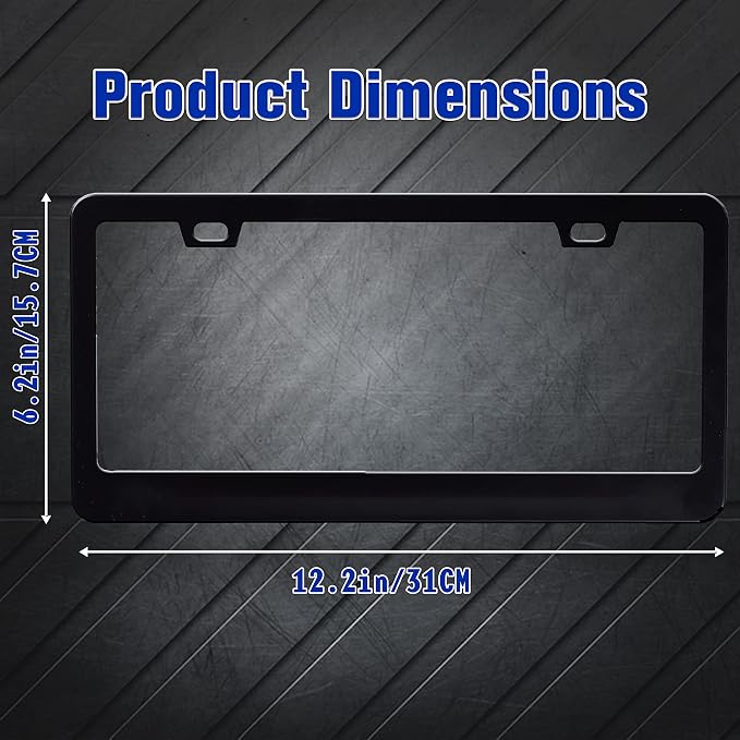 Brown Cow Print License Plate Frame Animal License Plate Frames Personalise - Image 4