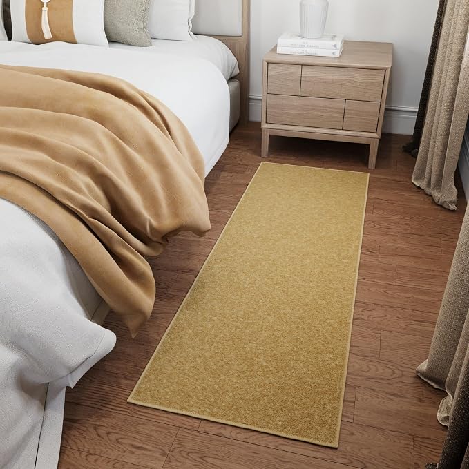 Ottomanson Hallway Runner Rug 2'2" x 6' Non Slip Solid Area Rugs Easy to Clean - Image 11