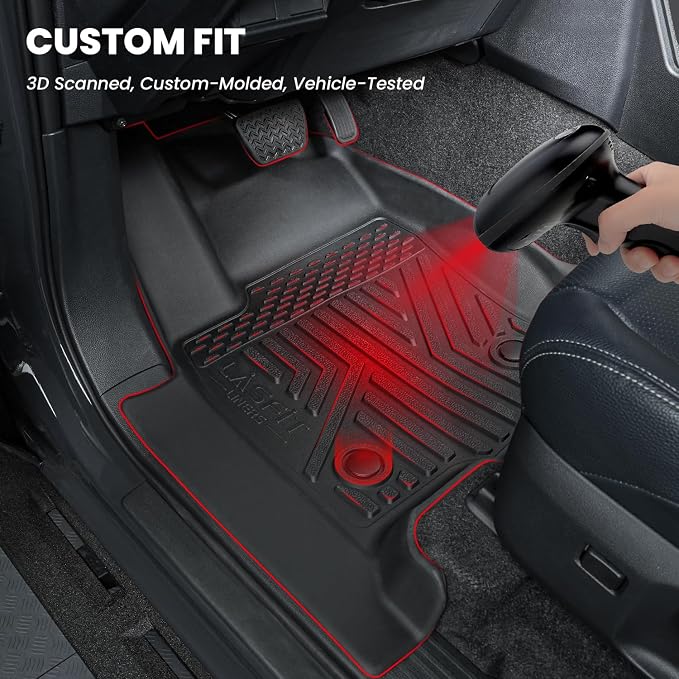 LASFIT Floor Mats for Toyota 4Runner 2025 2026 5 Seats wtih Trunk mat&backrest - Image 2