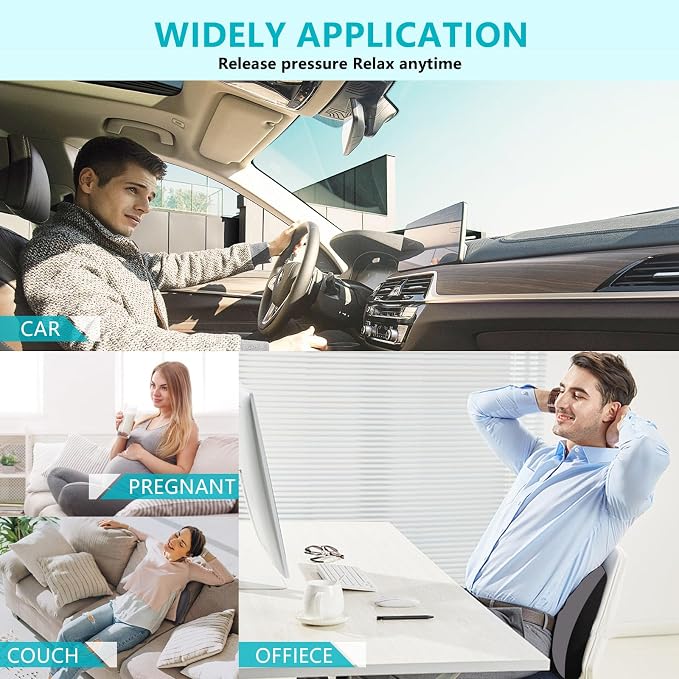 FLORICH Lumbar Support with Car headrest Back Pillow - Image 4