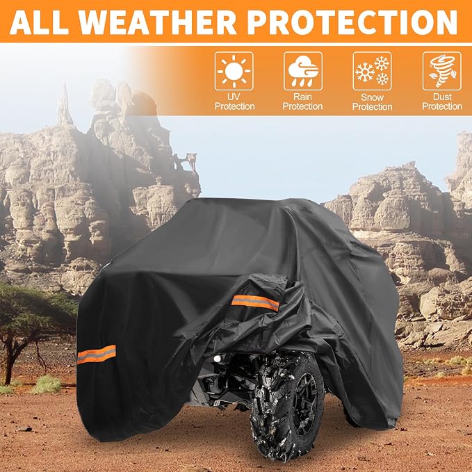 X AUTOHAUX ATV Cover for Can-am Outlander MAX XT DPS/XT-P Waterproof 4 Wheelers - Image 3