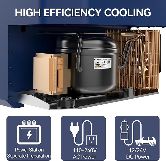 Car Refrigerator Portable 12V Fridge 32 Quart 12 Volt Freezer Compressor Cooler - Image 5