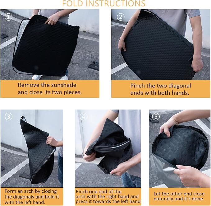 5 Layers Thick Car Windshield Sun Shade - Image 5