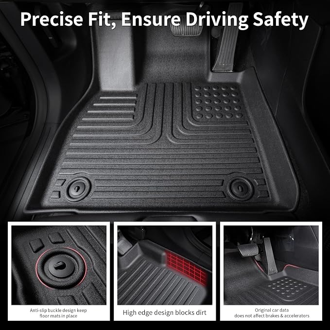 Wayhigh-All Weather Floor Mats Fit - Image 3