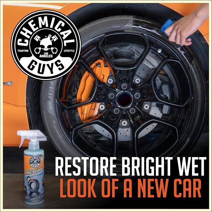 Chemical Guys Tire Kicker Sprayable Extra Glossy Tire Shine, Motorcycles - Image 6