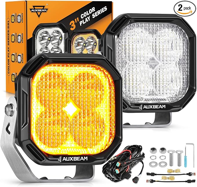 Auxbeam 3 Inch LED Pods Offroad Driving Lights by Auxbeam