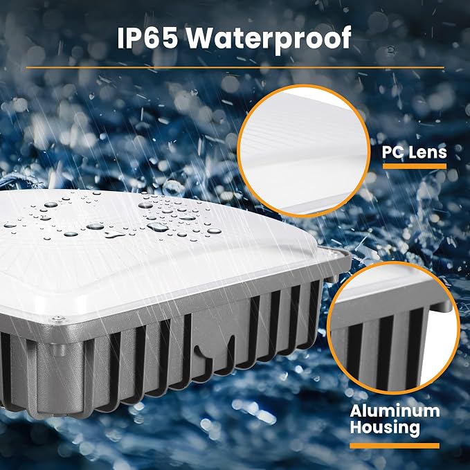 70W LED Canopy Lights 4Pack, 30/45/60/70W Selectable, 3CCT 3000/4000/5000K - Image 5
