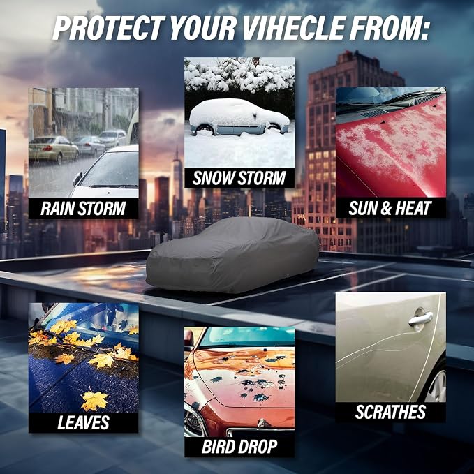 5-Layer Full Car Cover – Semi Custom Fit - Image 2