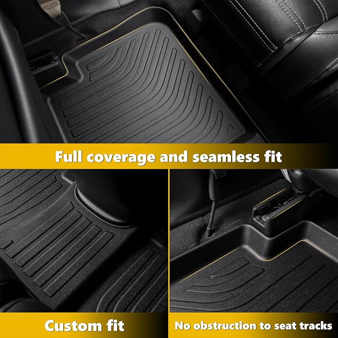 GINOWY-Floor Mats with Cargo Liner Full Set Custom - Image 6