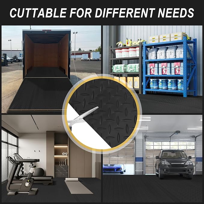 7.5x20 FT Garage Floor Mat, 2.8mm Thickened Flooring Roll - Image 7