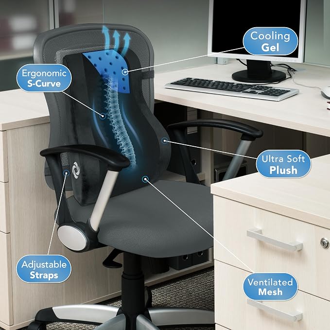 Samsonite Lumbar Support Pillow Mid and Lower Back - Image 3