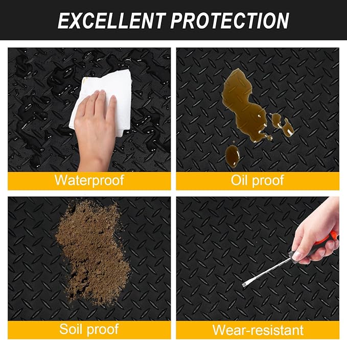 7.5x20 FT Garage Floor Mat, 2.8mm Thickened Flooring Roll - Image 6
