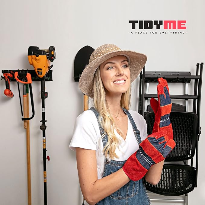 Garage Tool Organizer Wall Mount | 64-Inch Garage Wall Organizer & Folding - Image 6