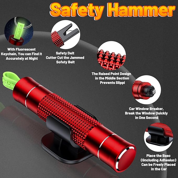 Safehammer - Upgraded Safe Hammer Glass Breaker Under Water, Car Hammer - Image 7