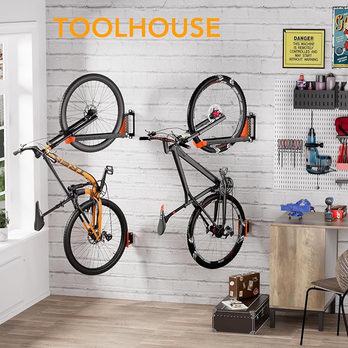 Swivel Bike Rack Wall Mount, Bike Hangers - Image 7
