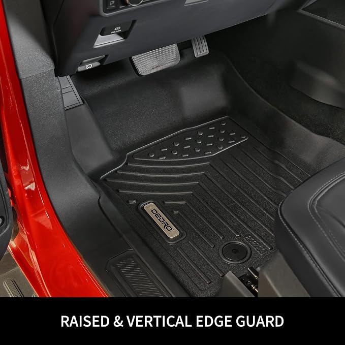 OEDRO Floor Mats Fit for Toyota Camry 2011-2007, Custom Fit Front & 2nd Row - Image 2