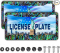 License Plate Frames Multicolor Fun License Plate Frame Cover Faux Abalone by Unknown