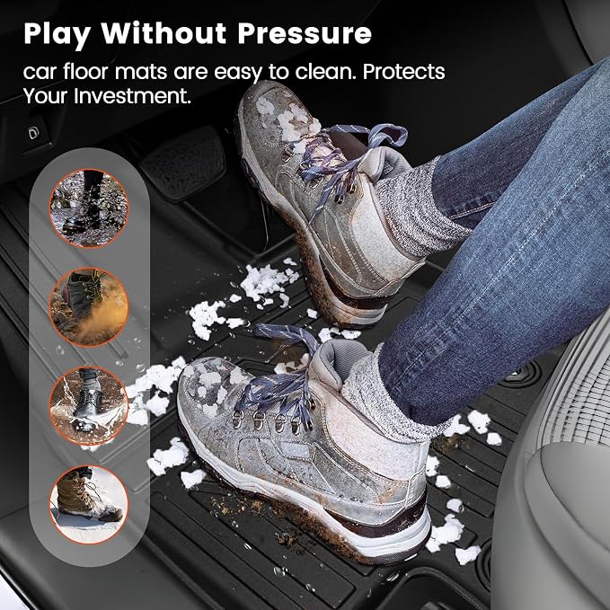 KMF Custom Fit Floor Mats for Nissan Kicks 2025 2026 S/SV/SR Accessories - Image 7
