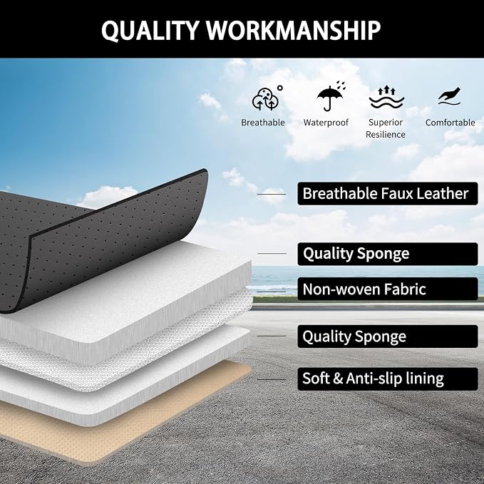 Car Seat Covers, 5 Seats Automotive Seat Covers, Breathable Car Seat Protector - Image 7