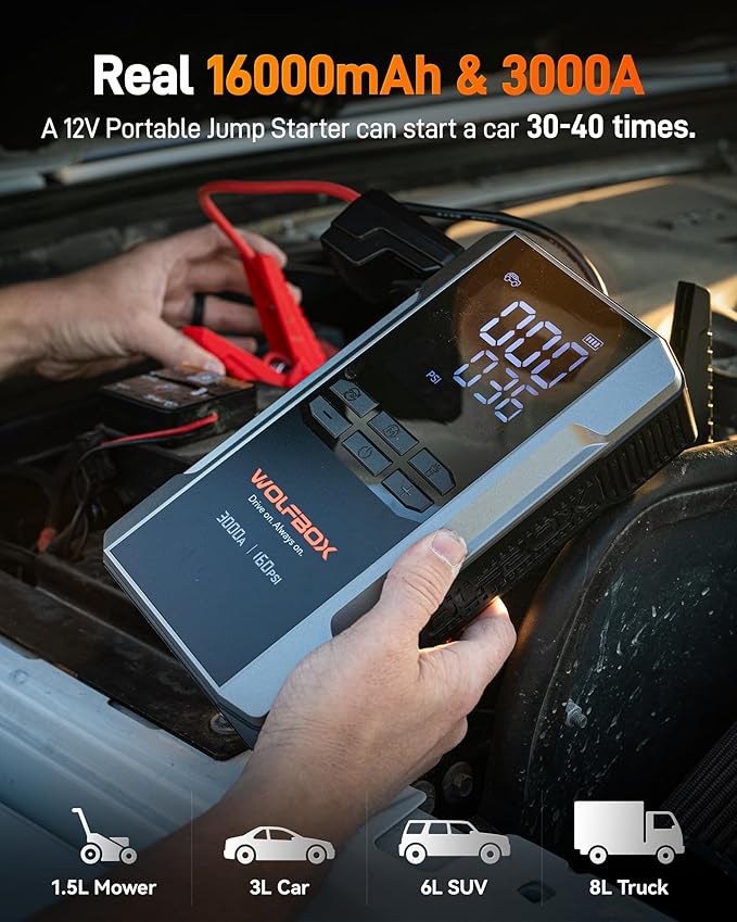 WOLFBOX 3000A Jump Starter - Image 3