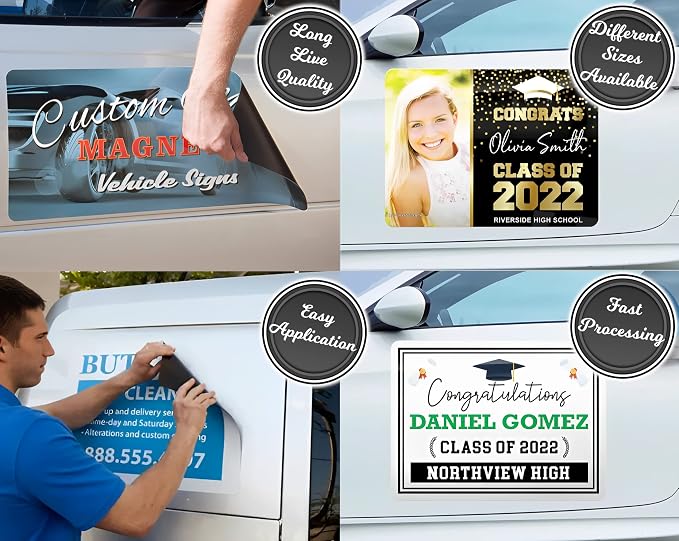 Custom Car Magnet Sign | Personalized Logo - Image 6