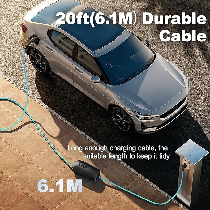 Level 2 EV Charger, 32A/7KW Electric Vehicle Portable Charger - Image 4