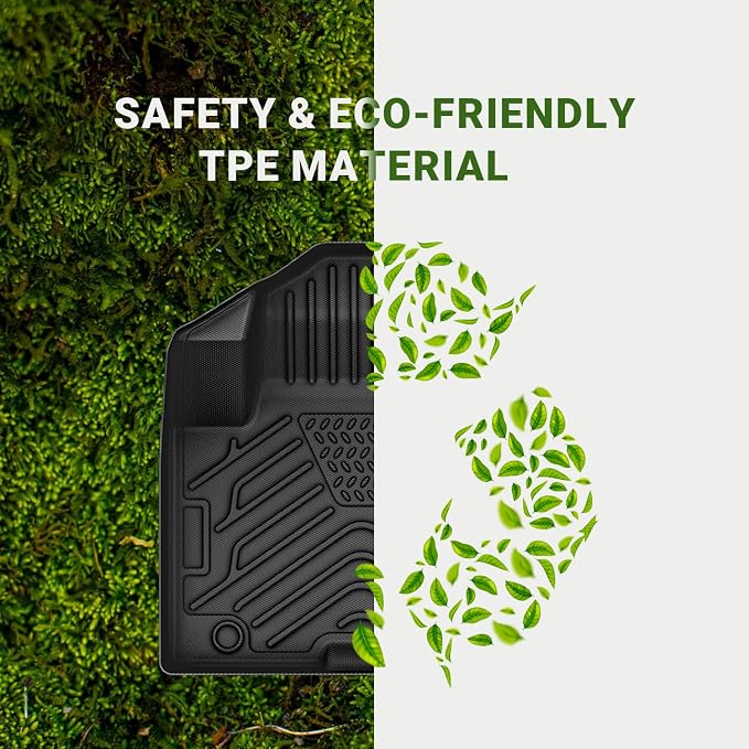 Floor Mats Set Fit for Mazda CX-5 2017-2021, Automotive 1st & 2nd Row Mats and - Image 3