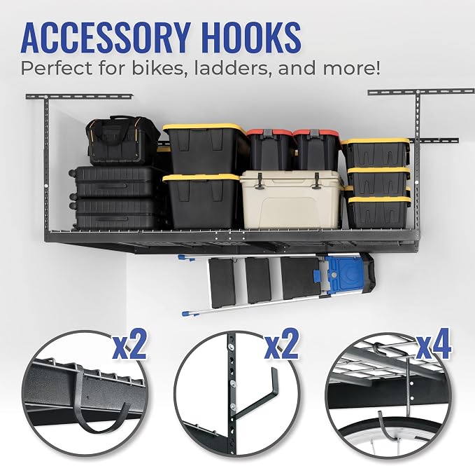 SafeRacks Overhead Storage Rack - Image 3