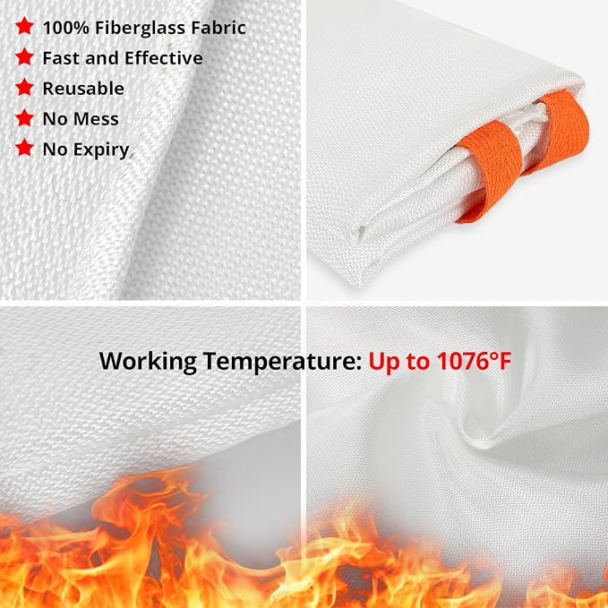 SecuCaptain Emergency Fire Blanket - Image 5