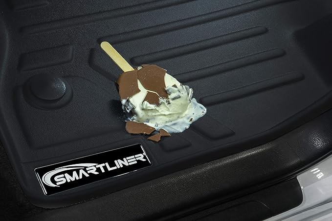 SMARTLINER All Weather Custom Fit Floor Mats 2 Row Liner Set Compatible - Image 7