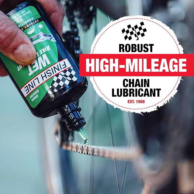 Finish Line WET Bicycle Chain Lube, 32-Ounce Quart Jug - Image 2