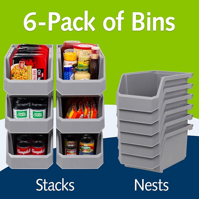 ReadySpace Plastic Containers for Organizing and Storage Bins for Closet - Image 5