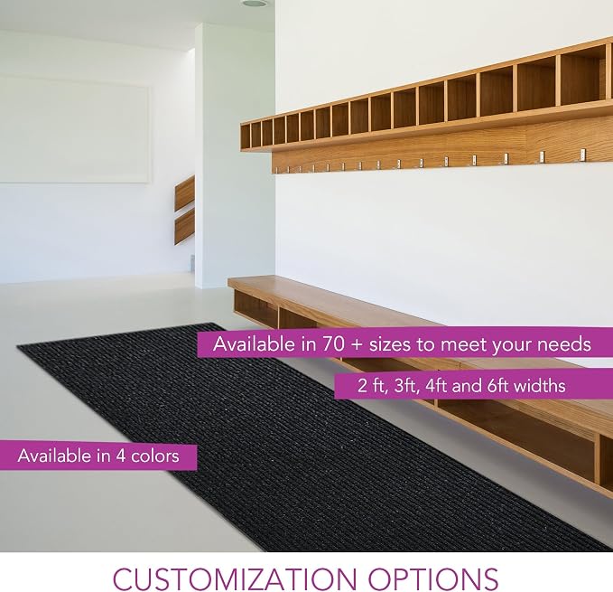 iCustomRug Spartan Weather Warrior Indoor/Outdoor Utility Ribbed Carpet Runner - Image 8
