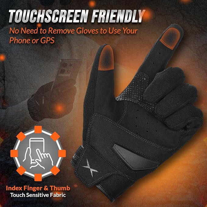Breathable Motorcycle Gloves for Men - Image 5
