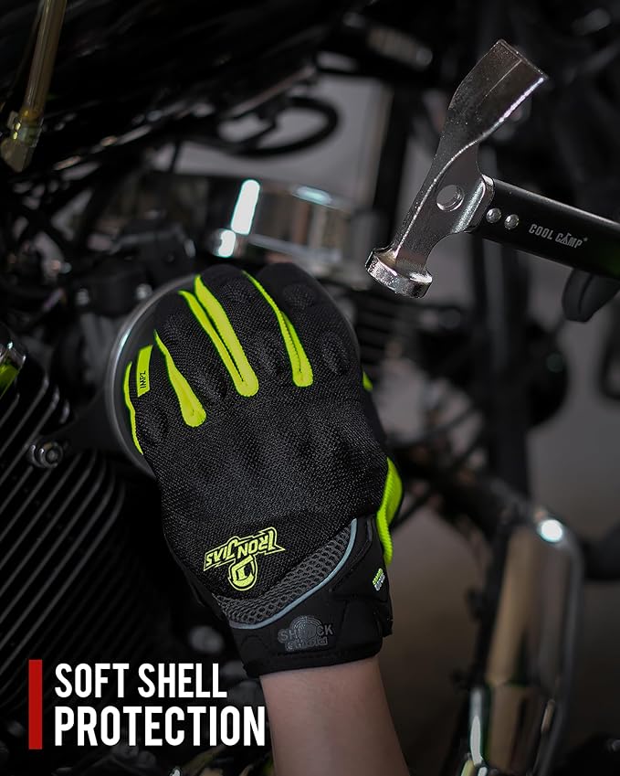 BORLENI Motorcycle Riding Gloves Touch Screen Full Finger Glove Motocross Road - Image 7