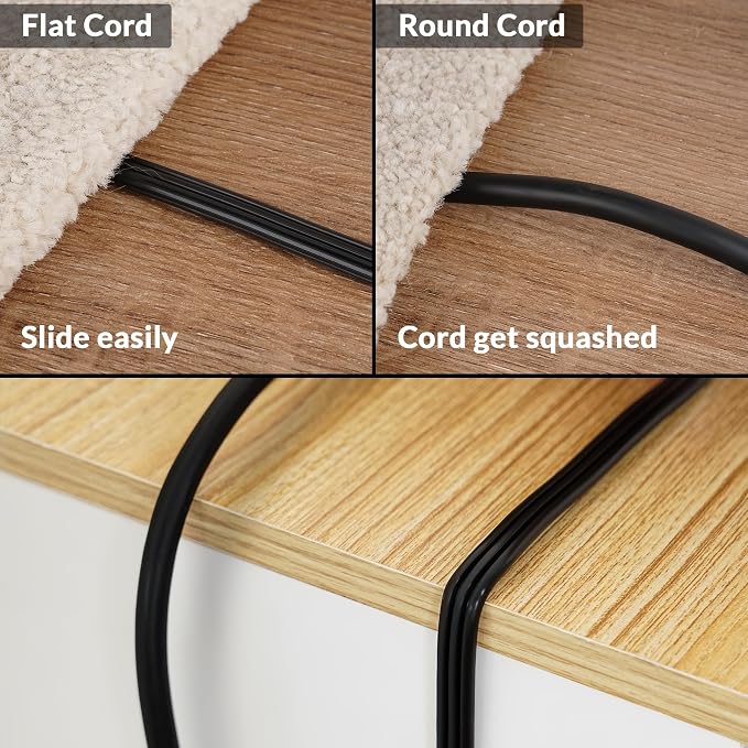 Elecan Flat Plug Extension Cord 12 Ft - Image 4