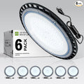 ASD LED High Bay UFO Light Fixture, Commercial Shop Lighting | Plug & Play Cable by ASDLightingCorporation