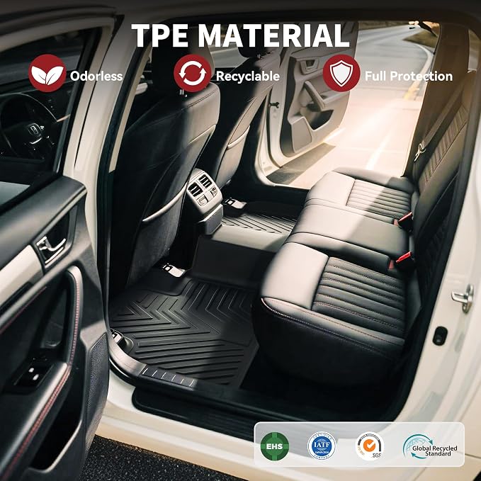 YITAMOTOR Floor Mats TPE-LITE Compatible - Image 3