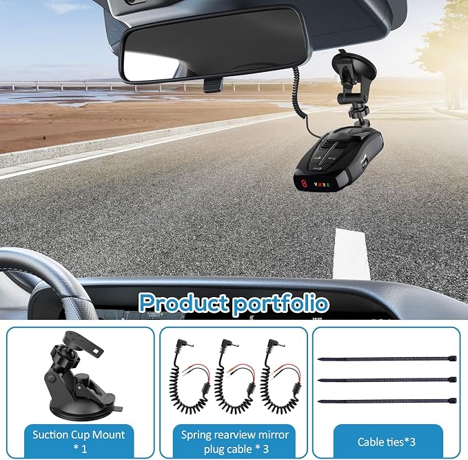 Radar Detector Mount Kit – Super Strong Suction Cup Windshield Holder + - Image 6