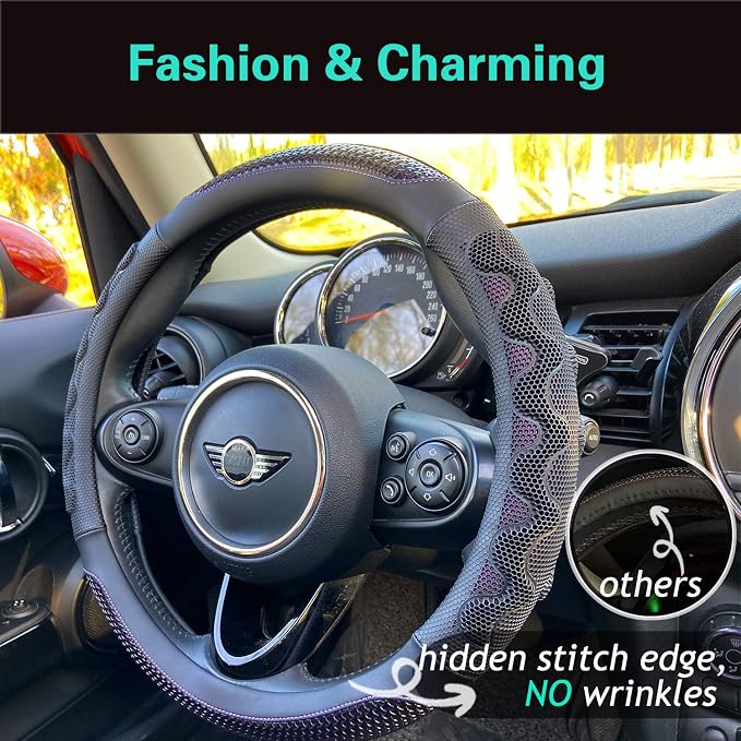 PINCTROT Large Size Steering Wheel Cover Great Grip - Image 2
