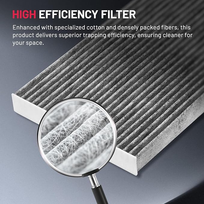 BDFHYK Cabin Air Filter with Activated Carbon Compatible with Ford GT 2017-2022 - Image 5
