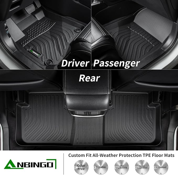 ANBINGO®Floor Mats & Cargo Mat Fit - Image 2