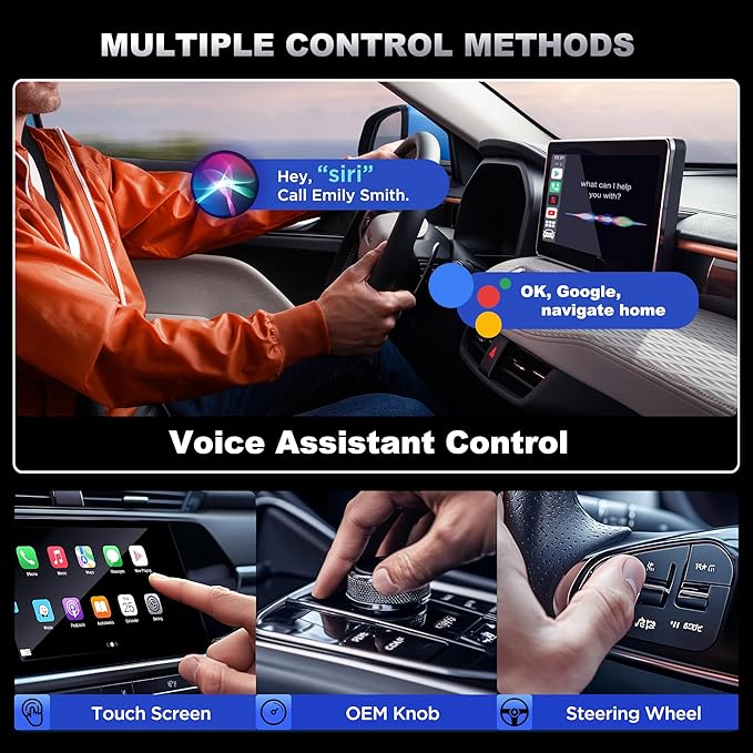 3-in-1 Wireless CarPlay Adapter & Android Auto Wireless Adapter, Plug & Play - Image 6
